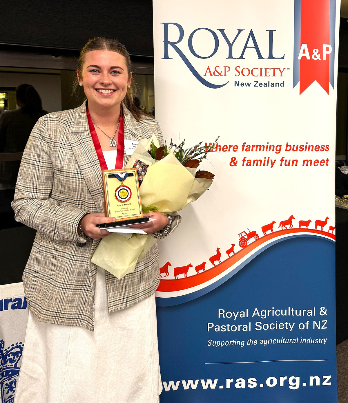Georgie Woods wins RAS Rural Ambassador competition